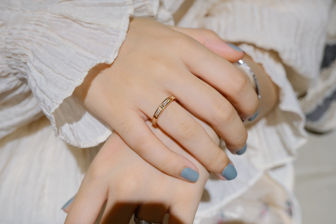 [Regalia jewelry]LOVE RING 2.65MM DIAMOND