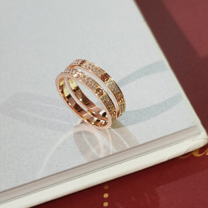 [Regalia jewelry]LOVE RING 2.65MM DIAMOND