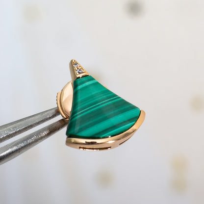 [Regalia jewelry]DIVAS DREAM EARRINGS PINK GOLD