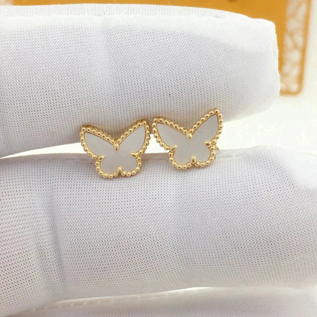 [Regalia jewelry]SWEET BUTTERFLY MOP EARSTUDS