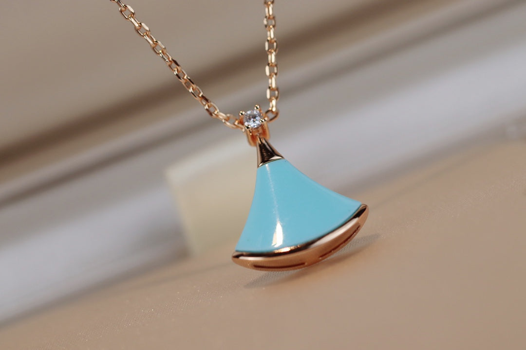 [Regalia jewelry]DREAM NECKLACE TURQUOISE PINK GOLD