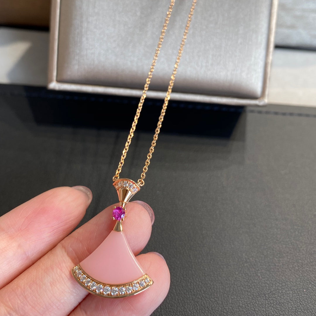 [Regalia jewelry]DREAM NECKLACE PINK OPAL
