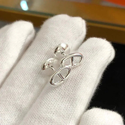 [Regalia jewelry]CHAINE SMALL EARRINGS GOLD AND SILVER