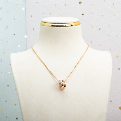 [Regalia jewelry]SERPENTI PINK GOLD NECKLACE DIAMOND