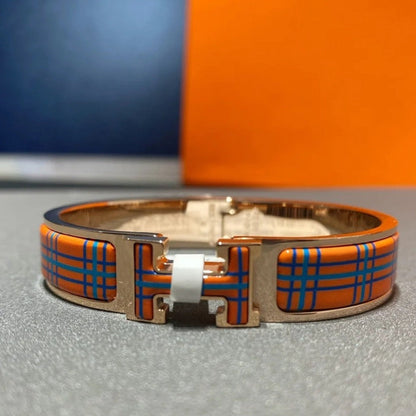 [Regalia jewelry]H TARTAN BRACELET 12MM