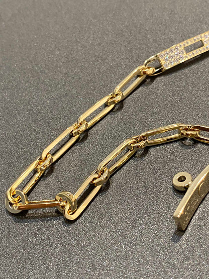 [Regalia jewelry]CHAINE BRACELET SMALL MODEL DIAMOND