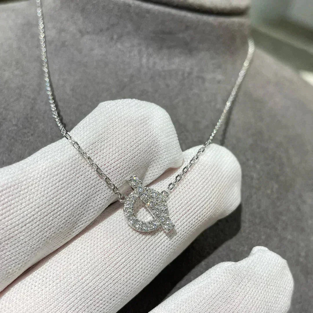 [Regalia jewelry]ECHAPEE NECKLACE DIAMOND
