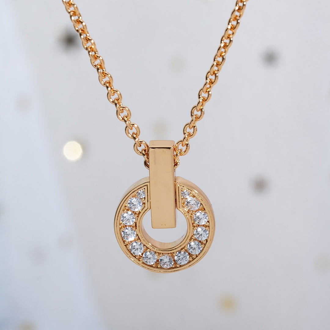 [Regalia jewelry]GARI NECKLACE PINK GOLD DIAMOND
