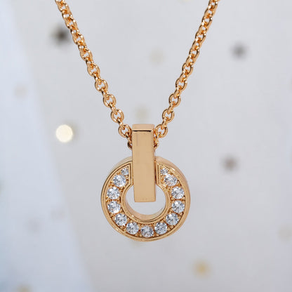 [Regalia jewelry]GARI NECKLACE PINK GOLD DIAMOND