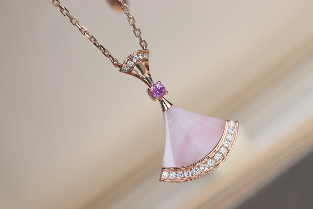 [Regalia jewelry]DREAM NECKLACE PINK MOP DIAMOND