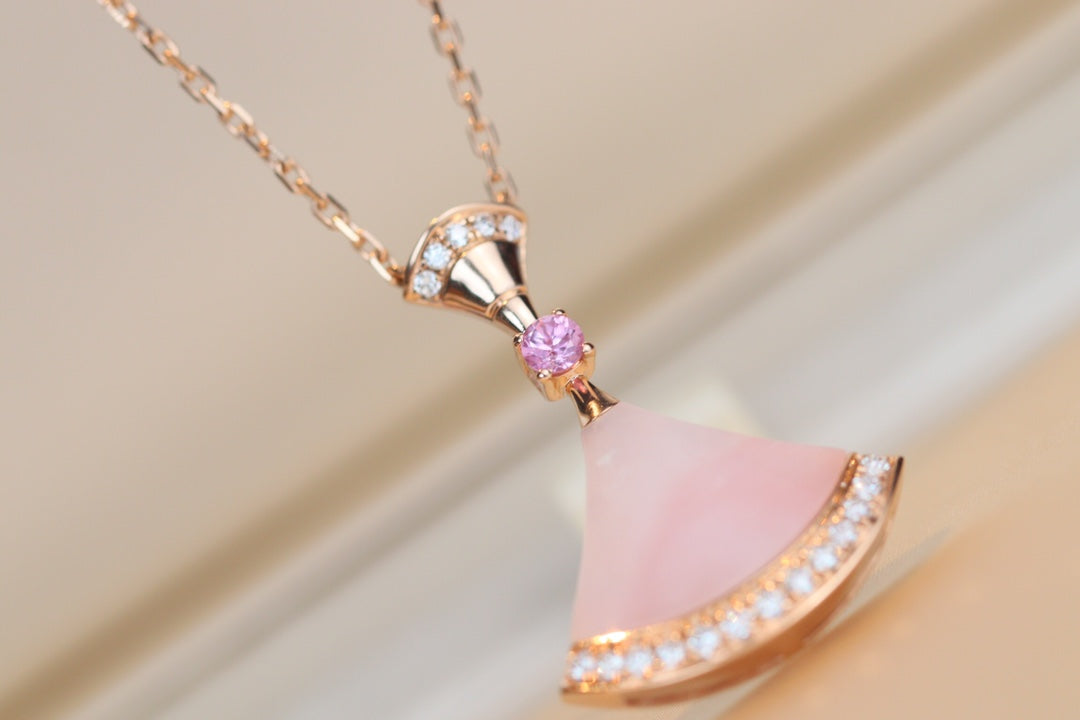 [Regalia jewelry]DREAM NECKLACE PINK MOP DIAMOND