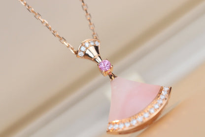 [Regalia jewelry]DREAM NECKLACE PINK MOP DIAMOND