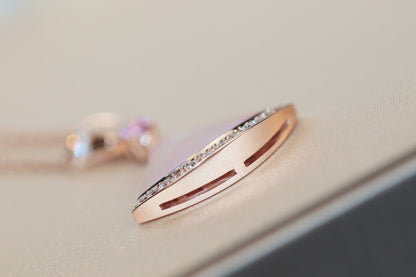 [Regalia jewelry]DREAM NECKLACE PINK MOP DIAMOND