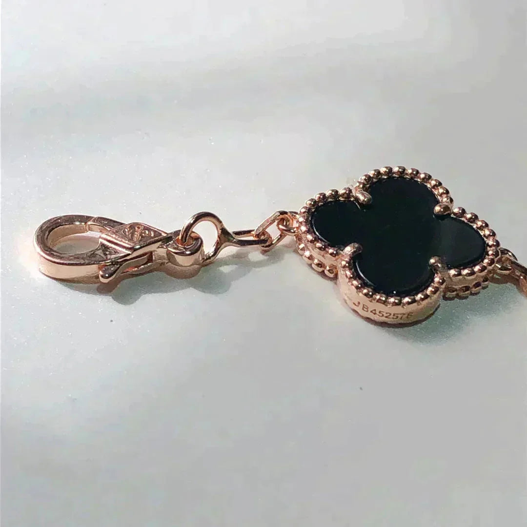 [Regalia jewelry]CLOVER 5 MOTIFS MULTICOLOR  BRACELET