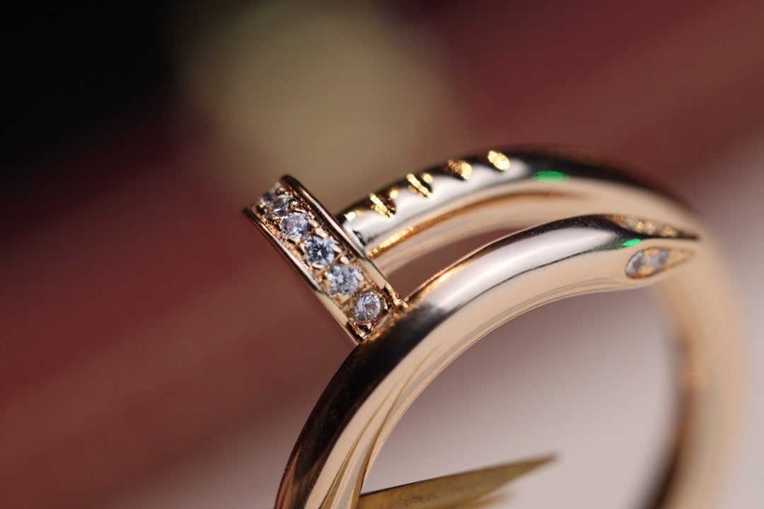 [Regalia jewelry]JUSTE RING 2.65MM PINK GOLD DIAMOND