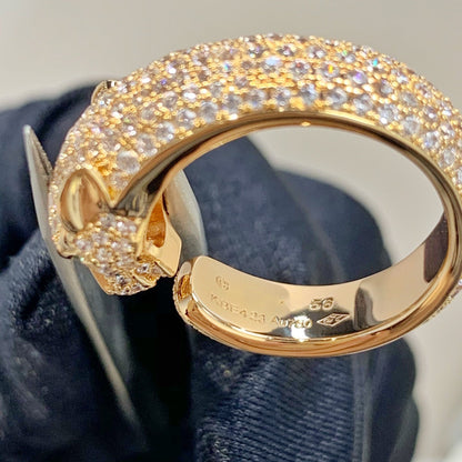 [Regalia jewelry]PANTHERE PINK GOLD DIAMOND RING