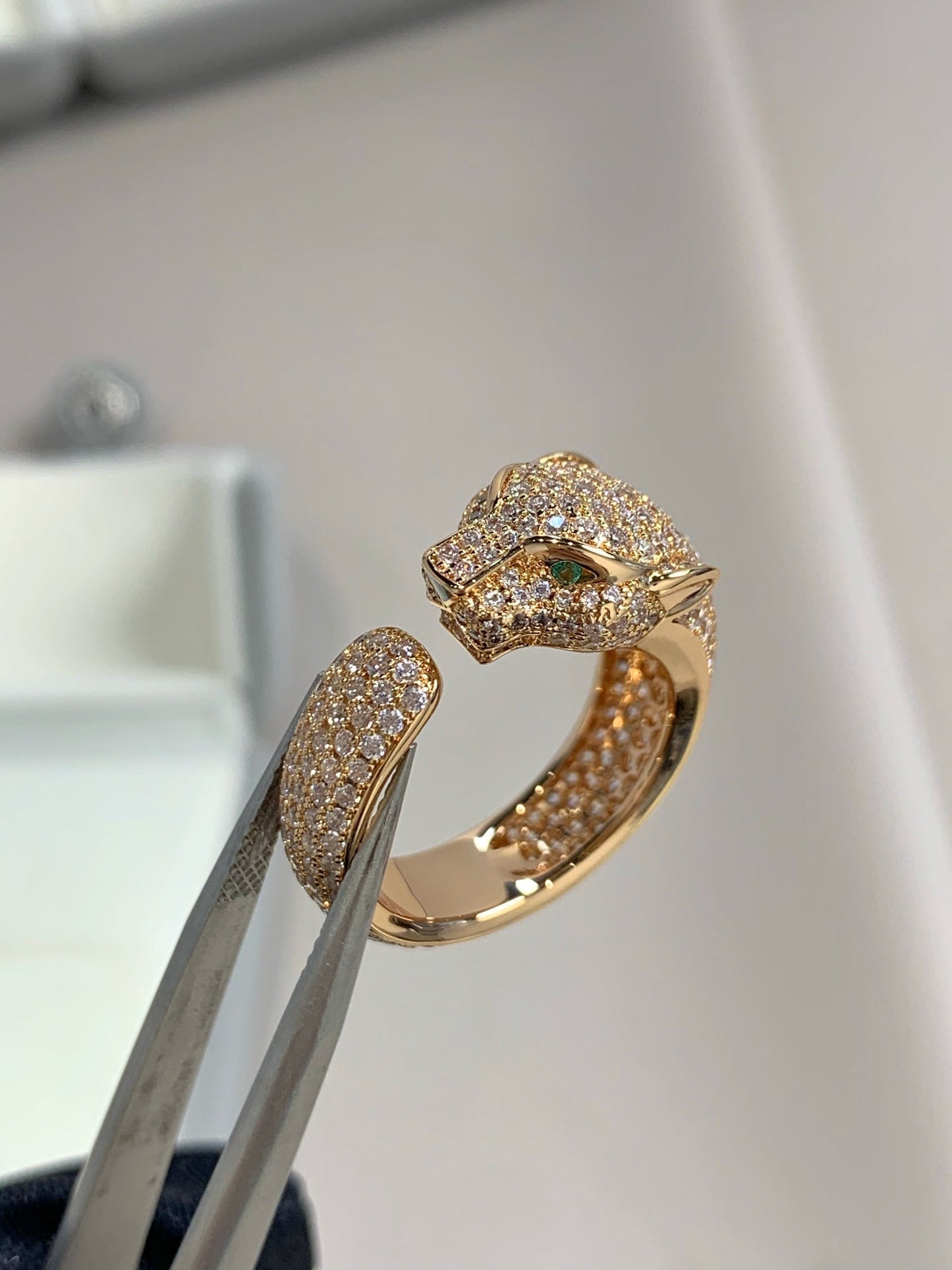 [Regalia jewelry]PANTHERE PINK GOLD DIAMOND RING