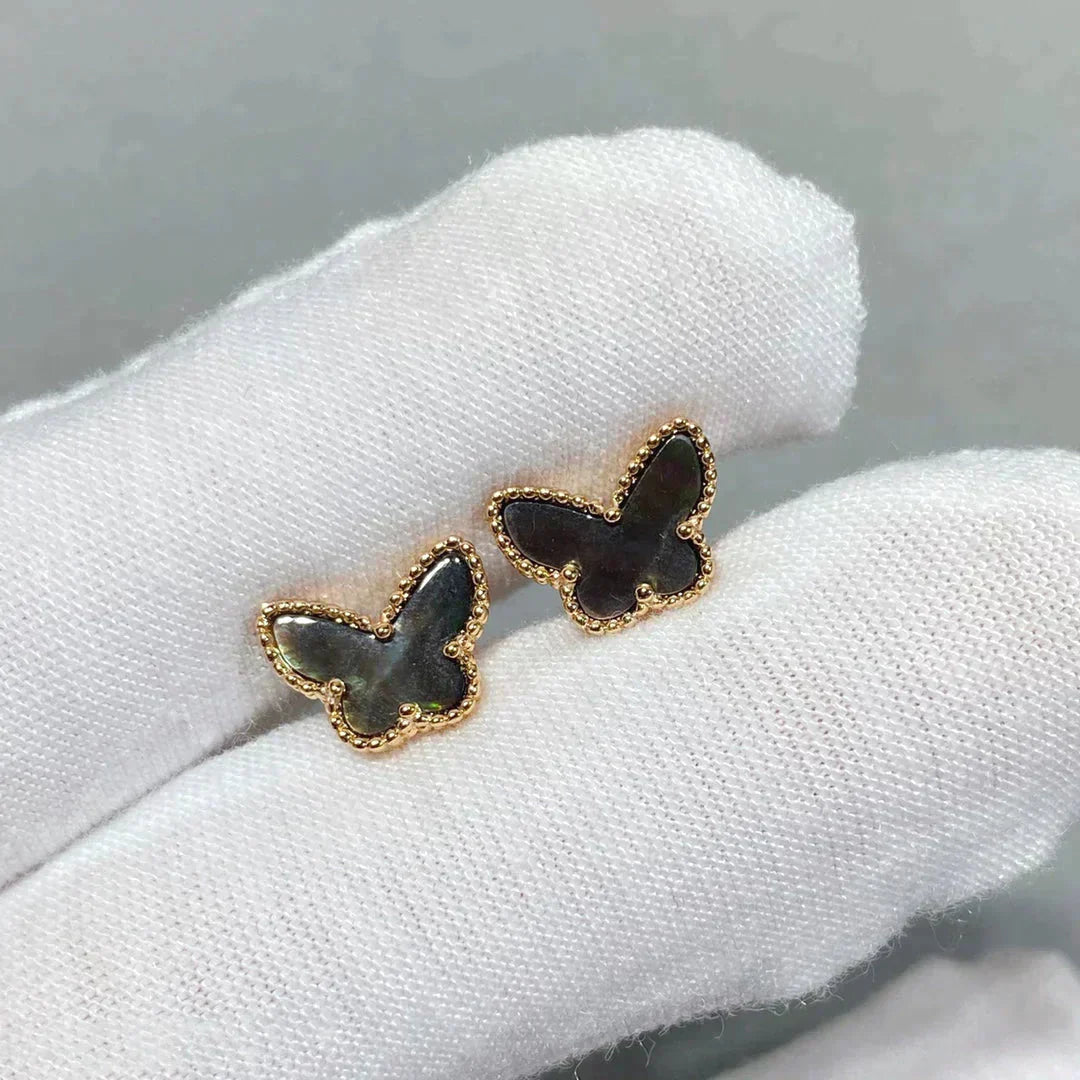 [Regalia jewelry]BUTTERFLY DARK MOP  EARRINGS