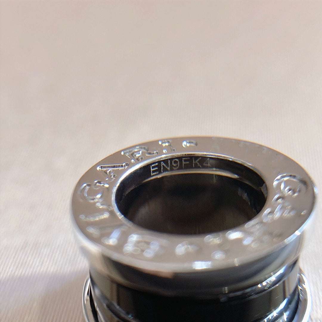 [Regalia jewelry]ZERO 1 BLACK CERAMIC SILVER NECKLACE