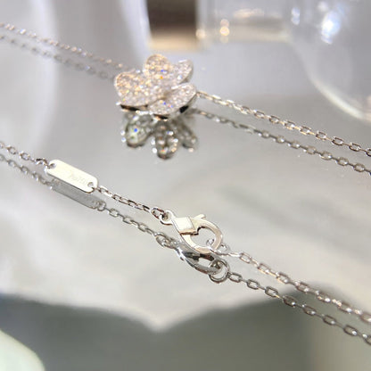 [Regalia jewelry]FLOWER DIAMOND NECKLACE