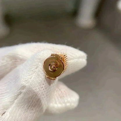 [Regalia jewelry]HEART CARNELIAN STUD EARRINGS