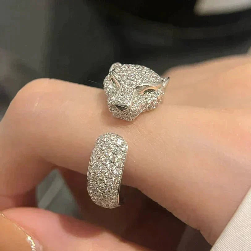 [Regalia jewelry]PANTHERE 5.5MM ALL DIAMOND RING