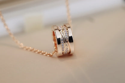 [Regalia jewelry]ZERO 1 PINK GOLD DIAMOND NECKLACE