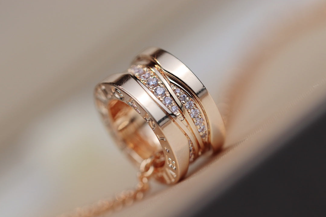 [Regalia jewelry]ZERO 1 PINK GOLD DIAMOND NECKLACE