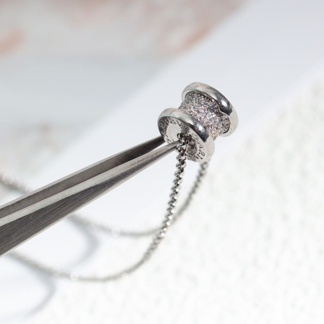 [Regalia jewelry]ZERO 1 SILVER DIAMOND NECKLACE