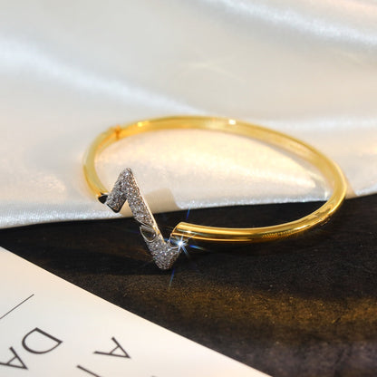 [Regalia jewelry]VOLTE UPSITE DOWN GOLD DIAMOND BRACELET