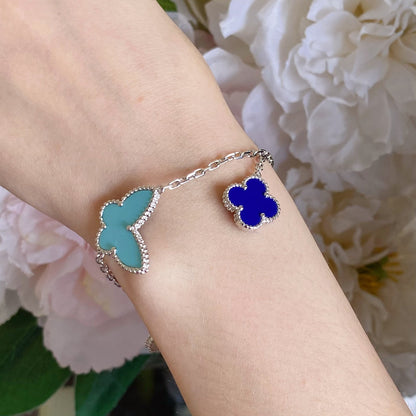 [Regalia jewelry]LUCKY SPRING SILVER BRACELET 4 MOTIF