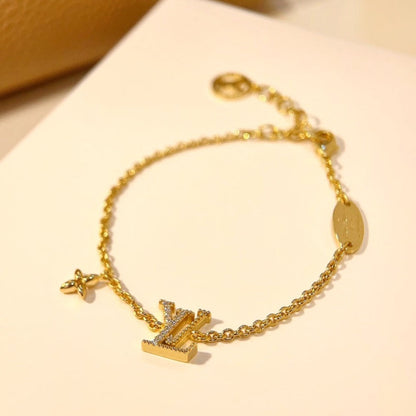 [Regalia jewelry]LOGO STAR MOTIF GOLD BRACELET