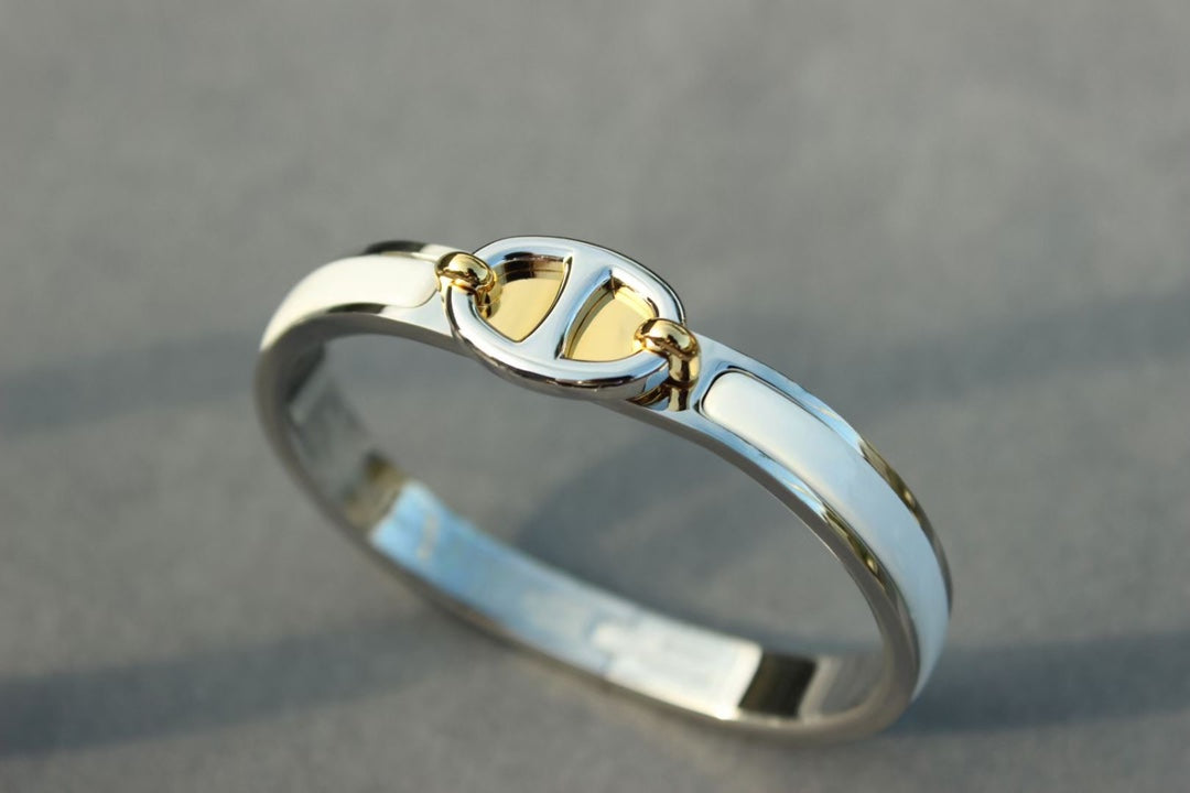 [Regalia jewelry]CLIC CHAINE SILVER BRACELET