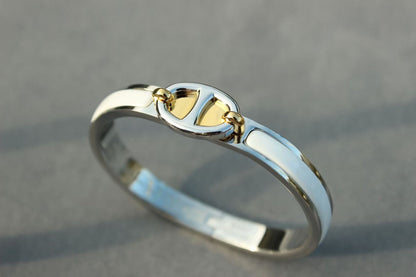 [Regalia jewelry]CLIC CHAINE SILVER BRACELET