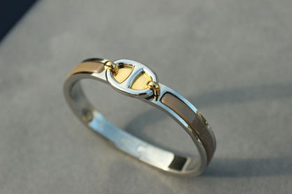 [Regalia jewelry]CLIC CHAINE SILVER BRACELET