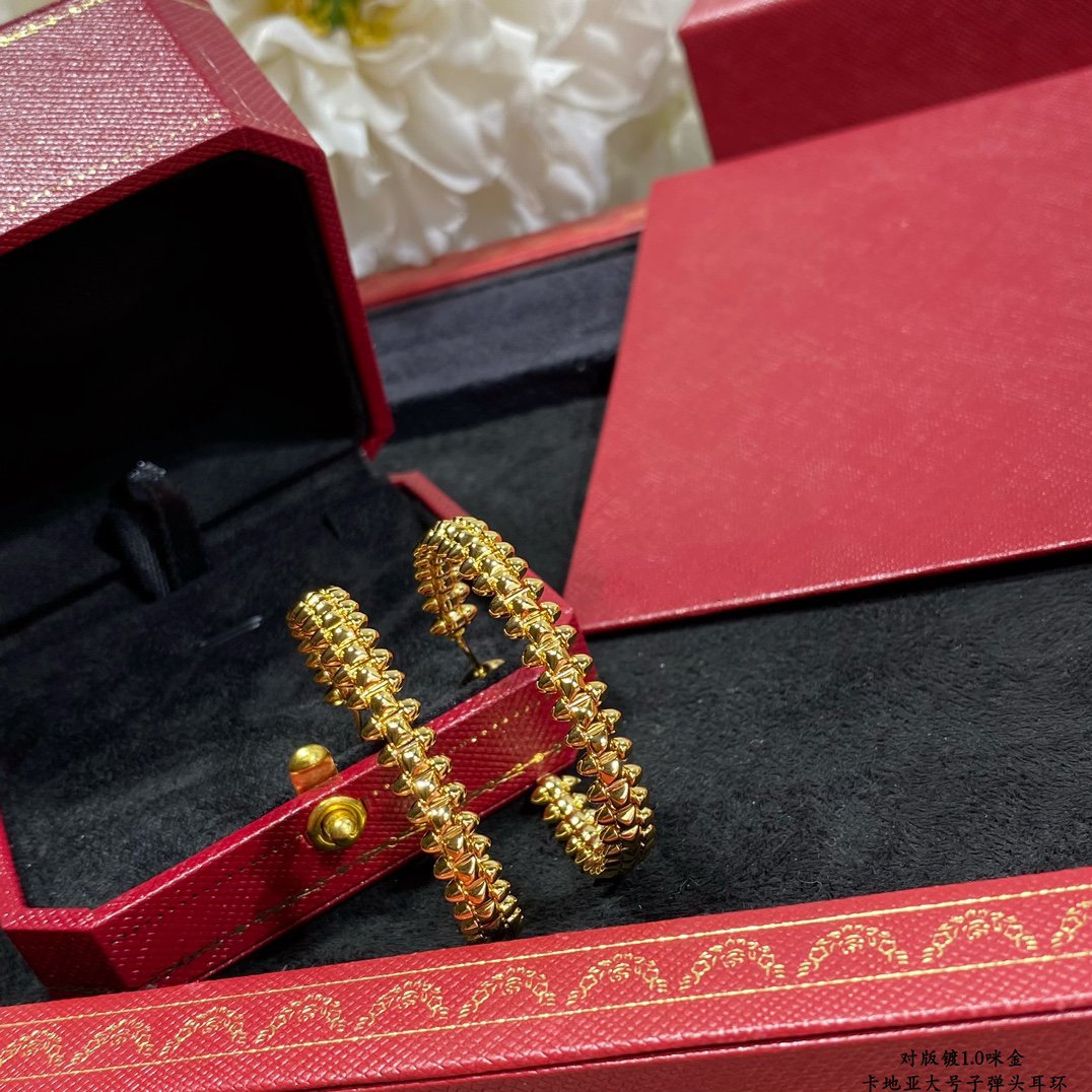 [Regalia jewelry]CLASH LARGE HOOP EARRINGS