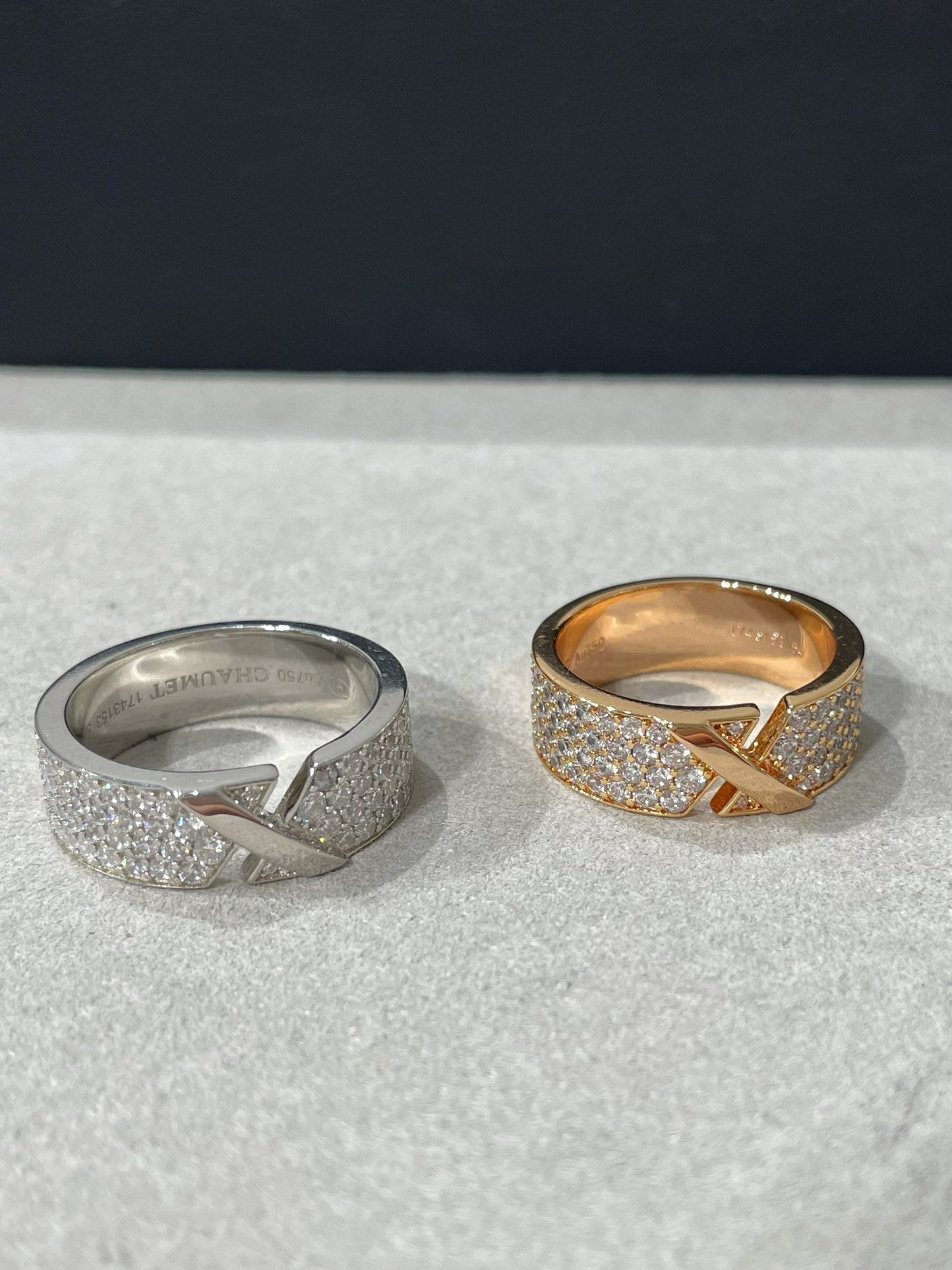 [Regalia jewelry]LIENS EVIDENCE  DIAMOND PAVED RING