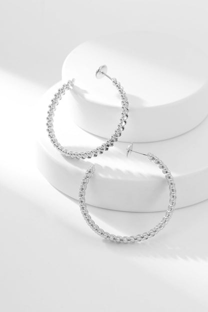 [Regalia jewelry]CLASH HOOP EARRINGS