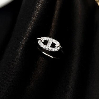 [Regalia jewelry]RONDE SMALL SILVER DIAMOND RING