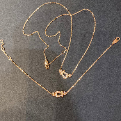 [Regalia jewelry]FORCE 10 DIAMOND PINK GOLD NECKLACE MINI MODEL