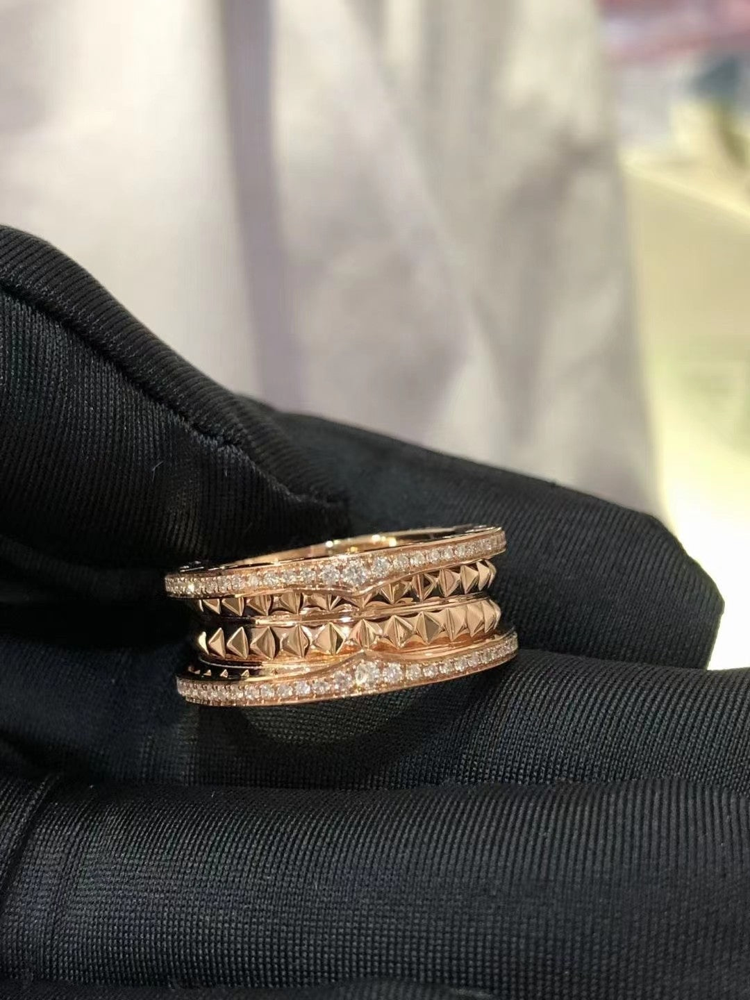 [Regalia jewelry]ZERO 1 ROCK DIAMOND PINK GOLD