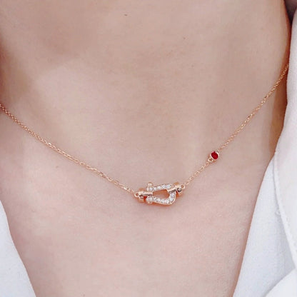 [Regalia jewelry]FORCE 10 DIAMOND PINK GOLD NECKLACE