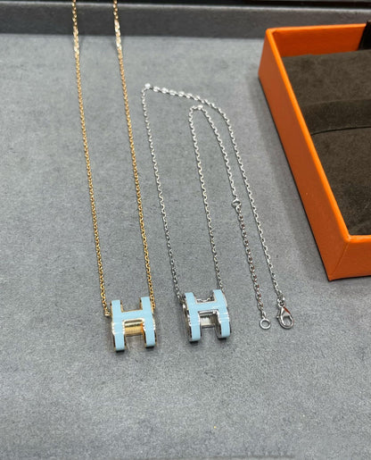 [Regalia jewelry]POP H SKY BLUE NECKLACE