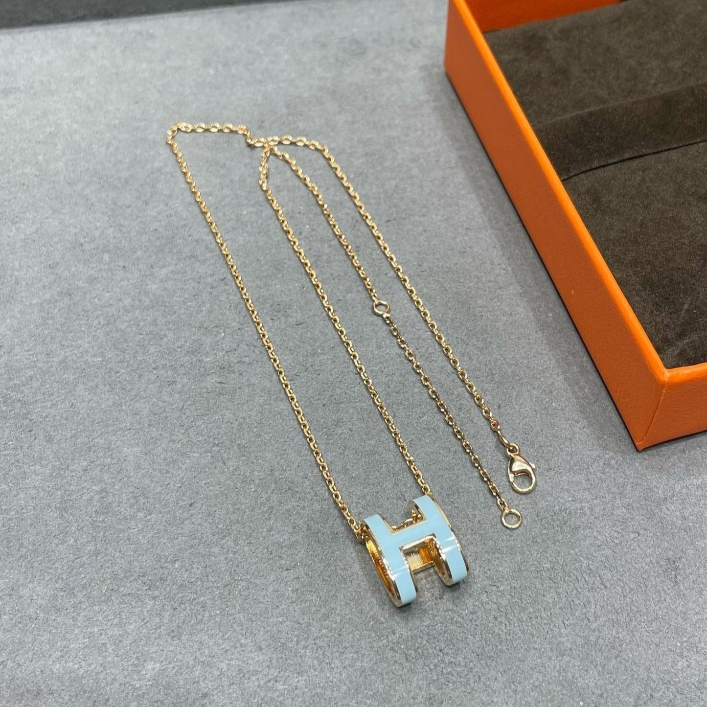[Regalia jewelry]POP H SKY BLUE NECKLACE