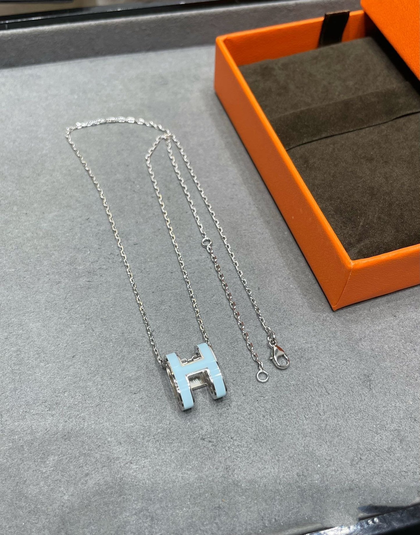 [Regalia jewelry]POP H SKY BLUE NECKLACE