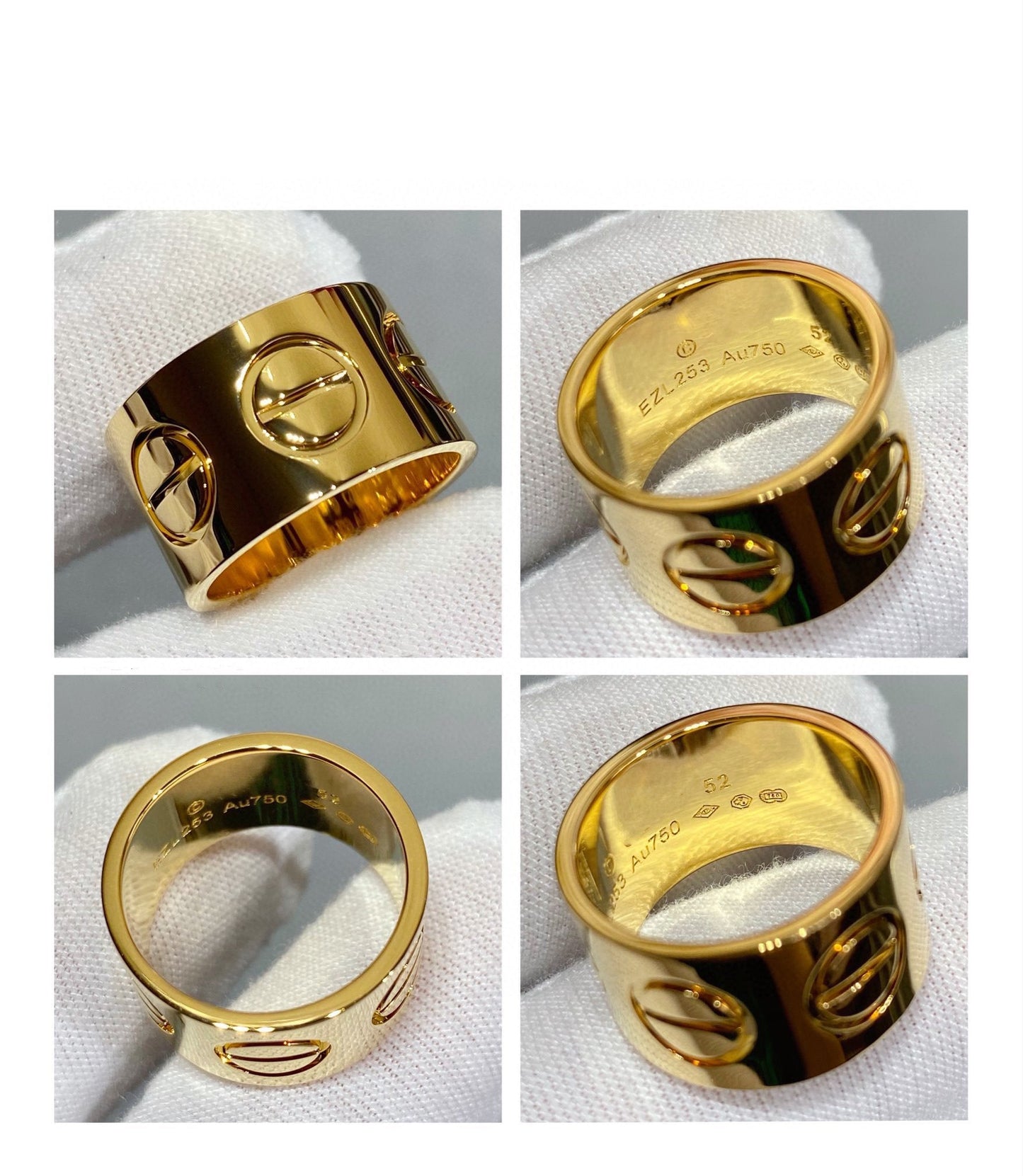 [Regalia jewelry]LOVE 11MM LARGE RING