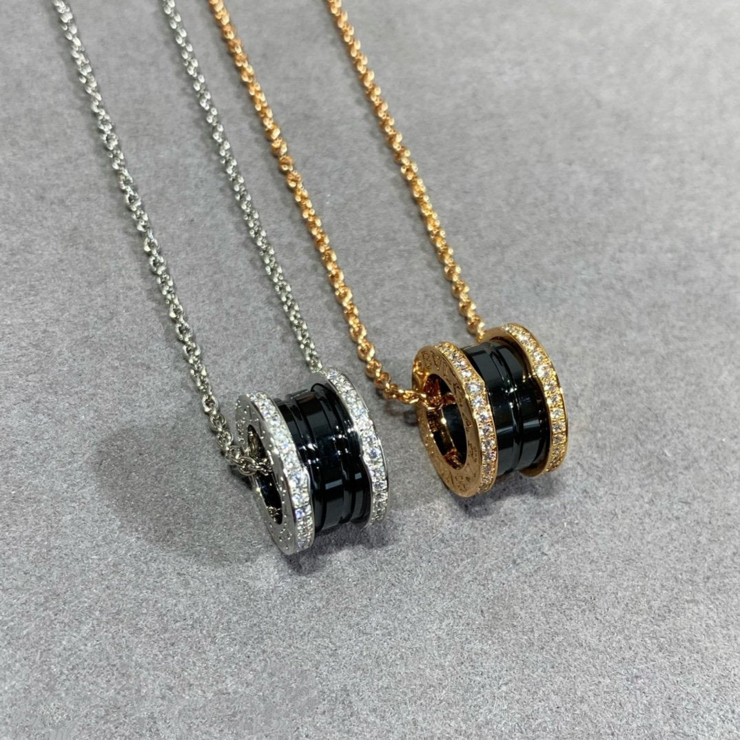 [Regalia jewelry]ZERO 1 DIAMOND CERAMIC NECKLACE