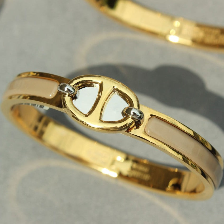 [Regalia jewelry]CLIC CHAINE GOLD BRACELET