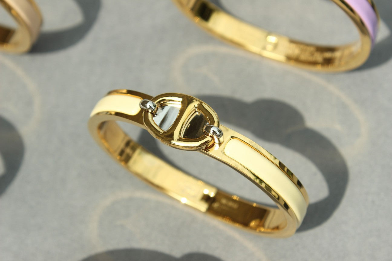 [Regalia jewelry]CLIC CHAINE GOLD BRACELET