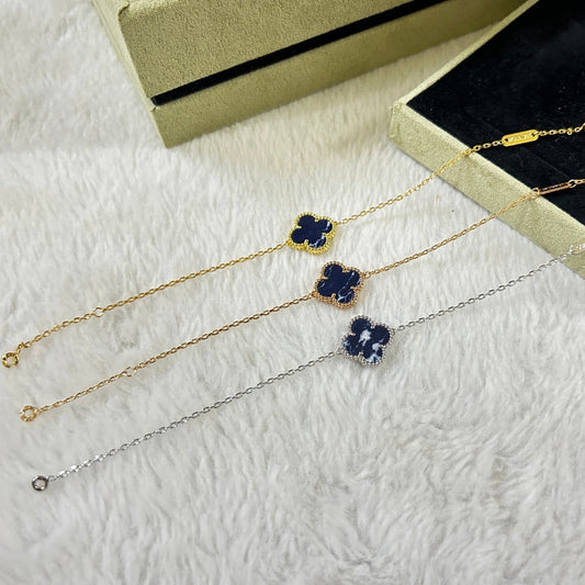 [Regalia jewelry]CLOVER 1 MOTIF PIETERSITE BRACELET